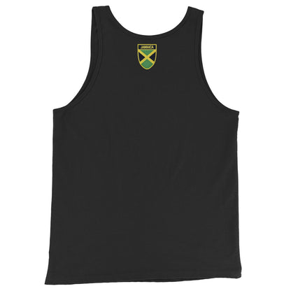 Jamaica Heritage Men's Tank Top (Black) - Chinchilla Choons