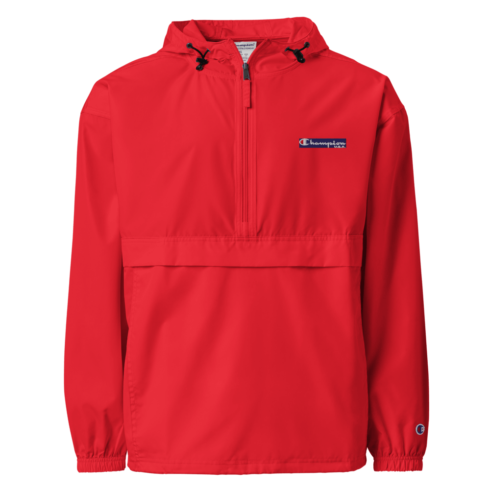Champion Unisex Packable Anorak Jacket - Chinchilla Choons