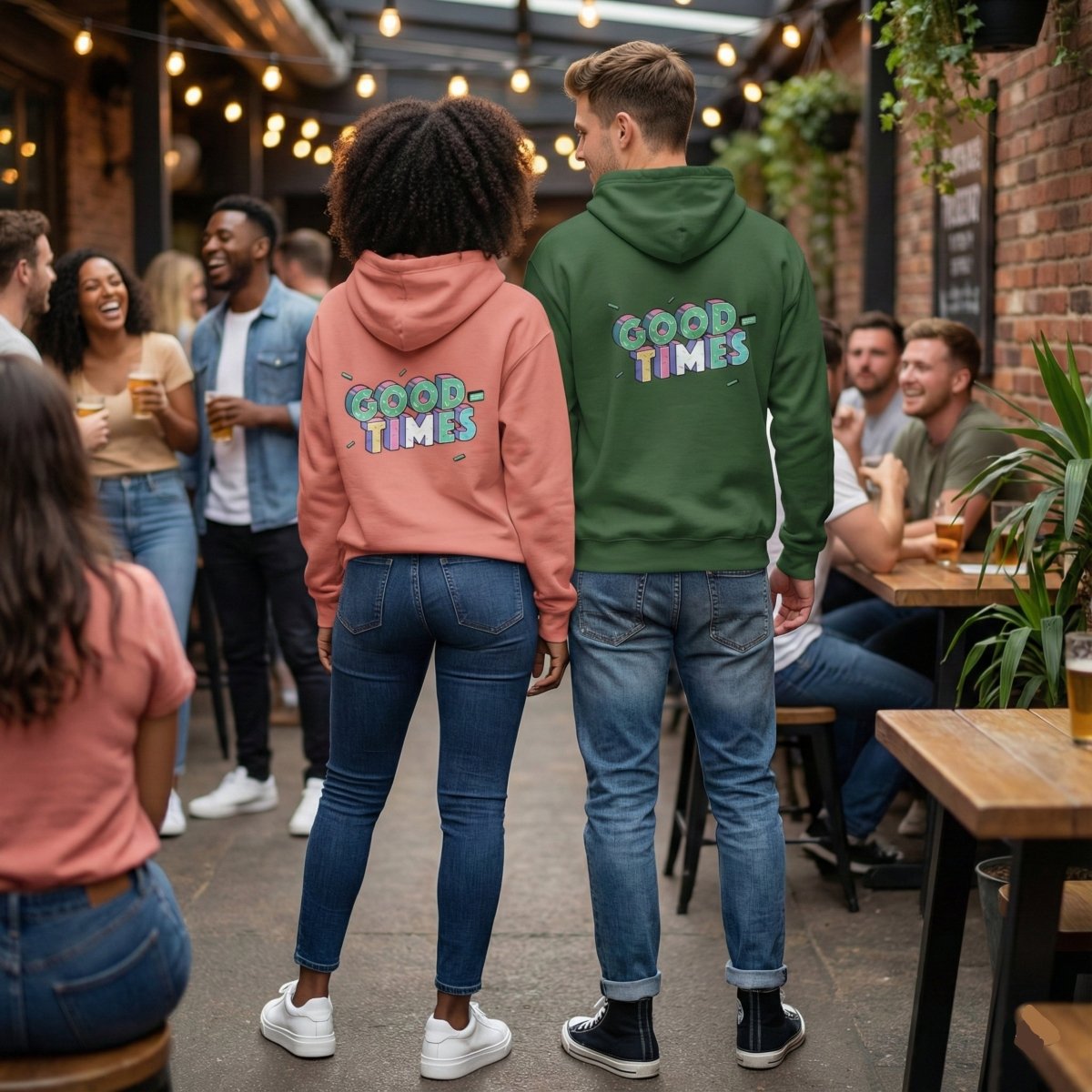Good Times Unisex Hoodie - Chinchilla Choons