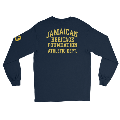Jamaican Heritage Men’s Long Sleeve Shirt - Chinchilla Choons