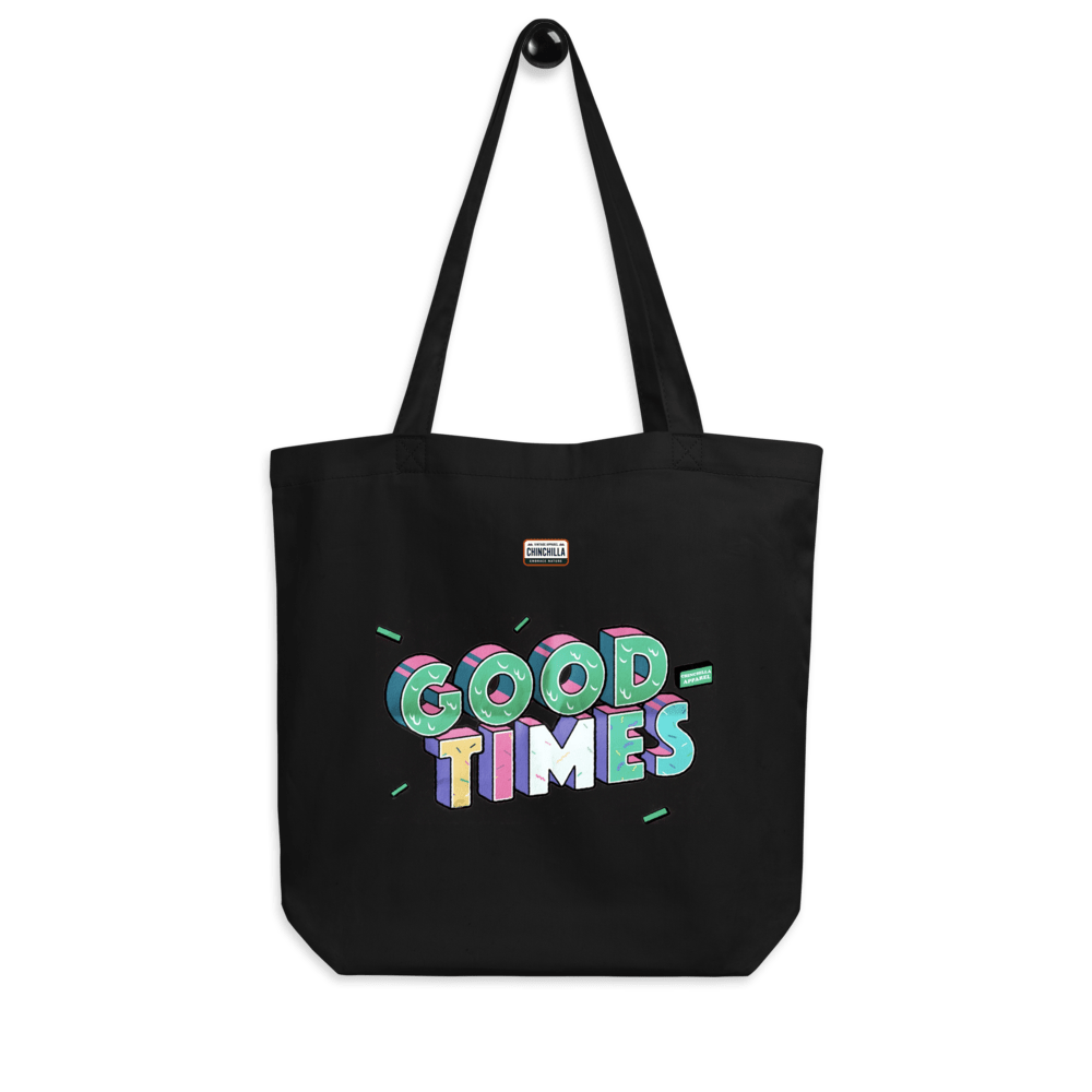 Good Times Eco Tote Bag - Chinchilla Choons