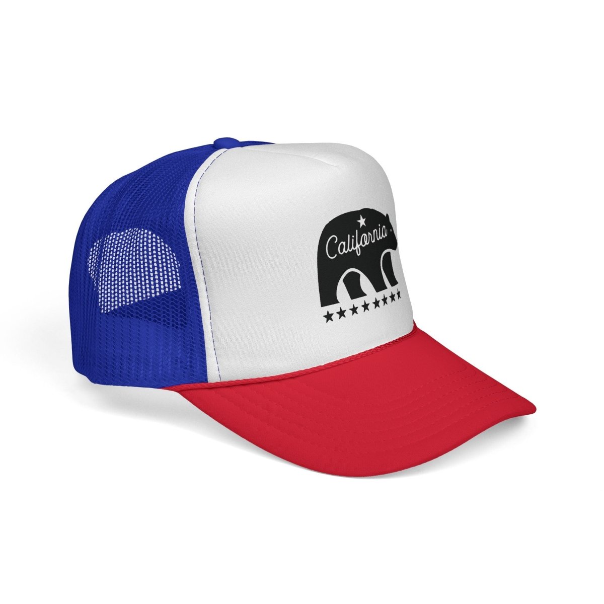 California Mascot Trucker Cap — Vintage State Pride Mesh Hat - Chinchilla Choons