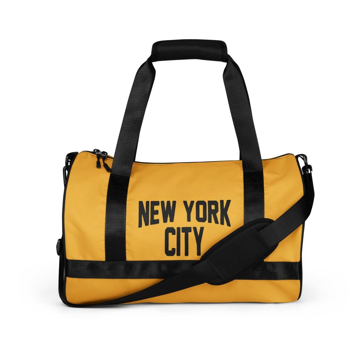 New York City Duffel Gym Bag - Gold / Black - Chinchilla Choons