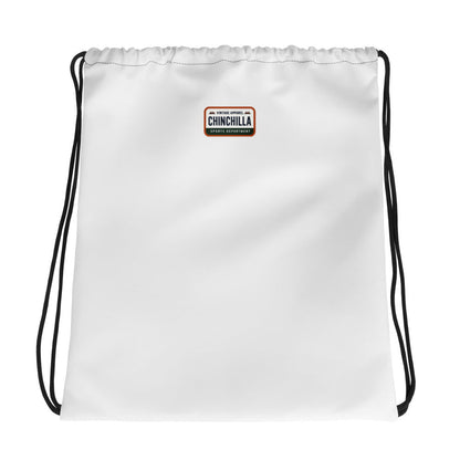 Chinchilla Varsity Athletic Drawstring Bag - Chinchilla Choons
