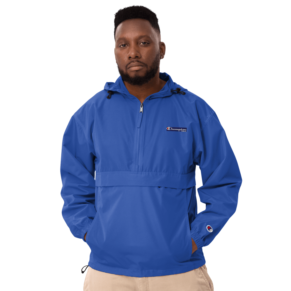 Champion Unisex Packable Anorak Jacket - Chinchilla Choons