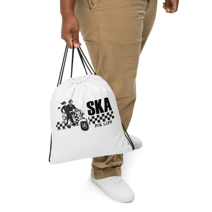 Ska For Life Drawstring Bag - Chinchilla Choons