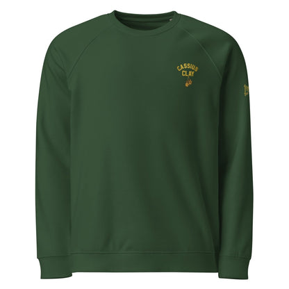 Cassius Clay Unisex Organic Sweatshirt - Chinchilla Choons