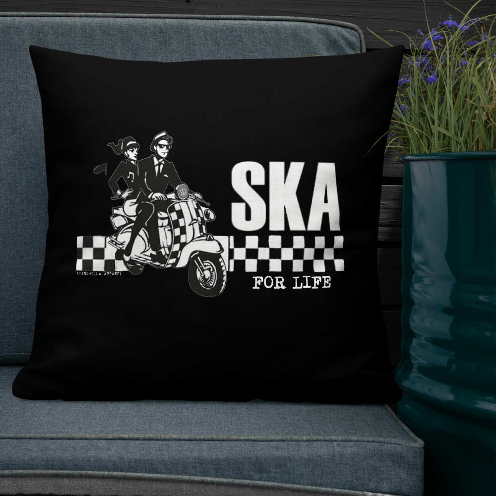 Ska For Life Premium Pillow - Chinchilla Choons