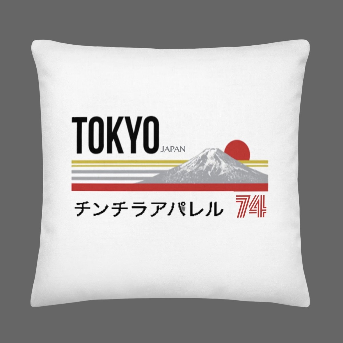 Tokyo 74 Premium Pillow - Chinchilla Choons