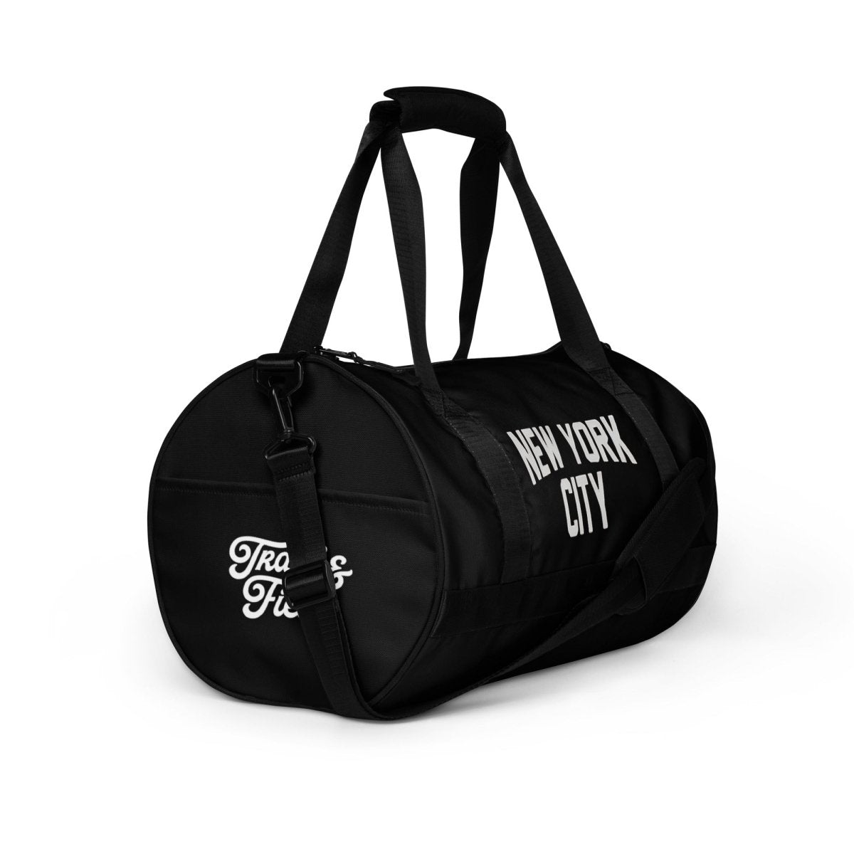 New York City Duffle Gym Bag (Black) - Chinchilla Choons