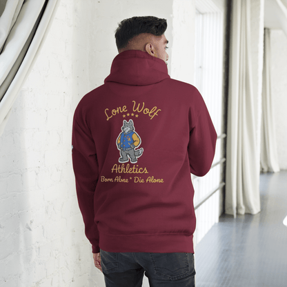 Lone Wolf Unisex Hoodie - Chinchilla Choons