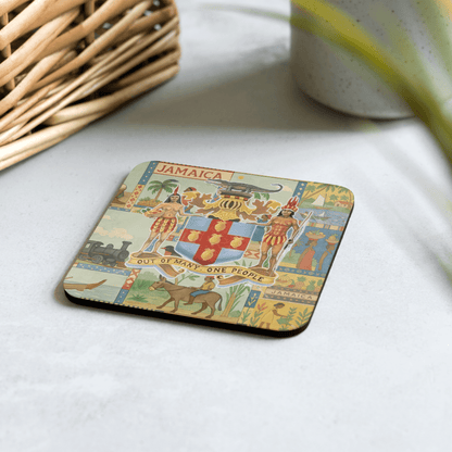 Jamaican Summer Cork-Back Coaster - Chinchilla Choons