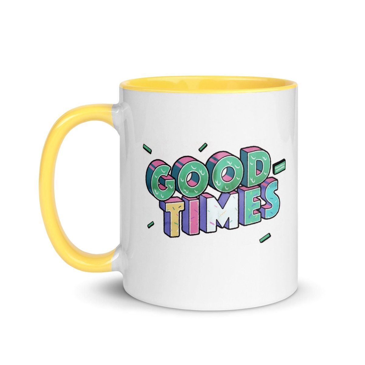 Good Times White Glossy Mug - Chinchilla Choons