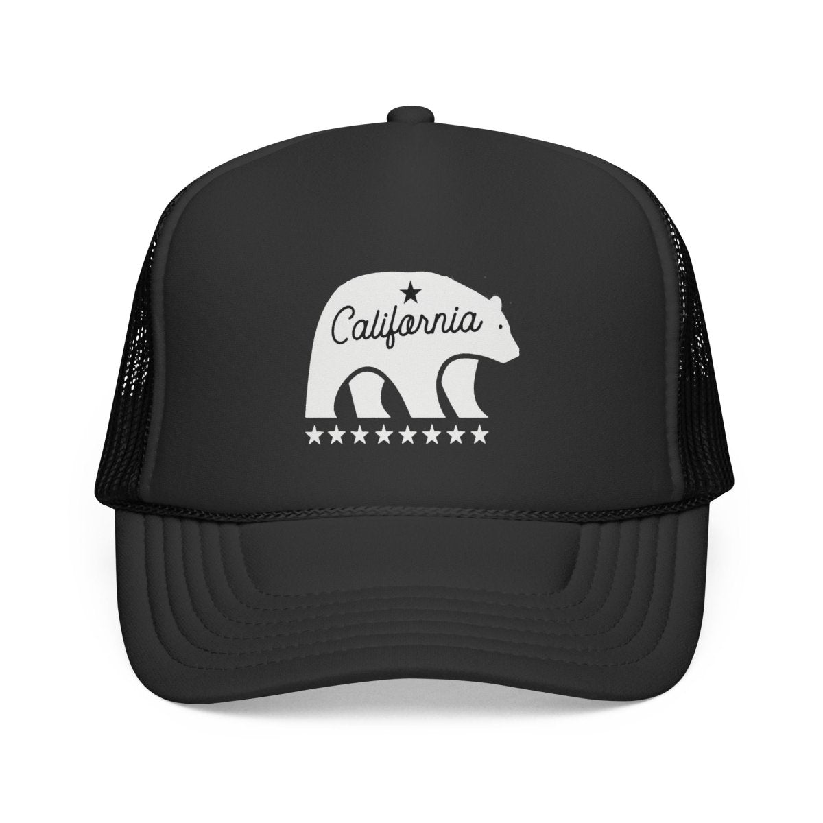 California Mascot Trucker Cap — Vintage State Pride Mesh Hat - Chinchilla Choons