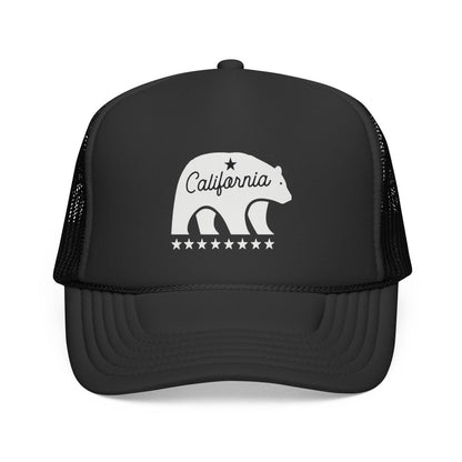 California Mascot Trucker Cap — Vintage State Pride Mesh Hat - Chinchilla Choons