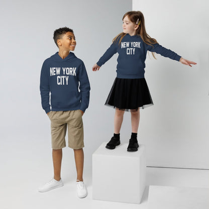 New York City Unisex Kids Hoodie - Chinchilla Choons