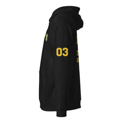 Jamaican Heritage Unisex Raglan Hoodie - Chinchilla Choons