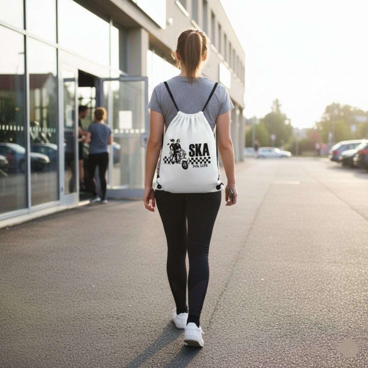 Ska For Life Drawstring Bag - Chinchilla Choons