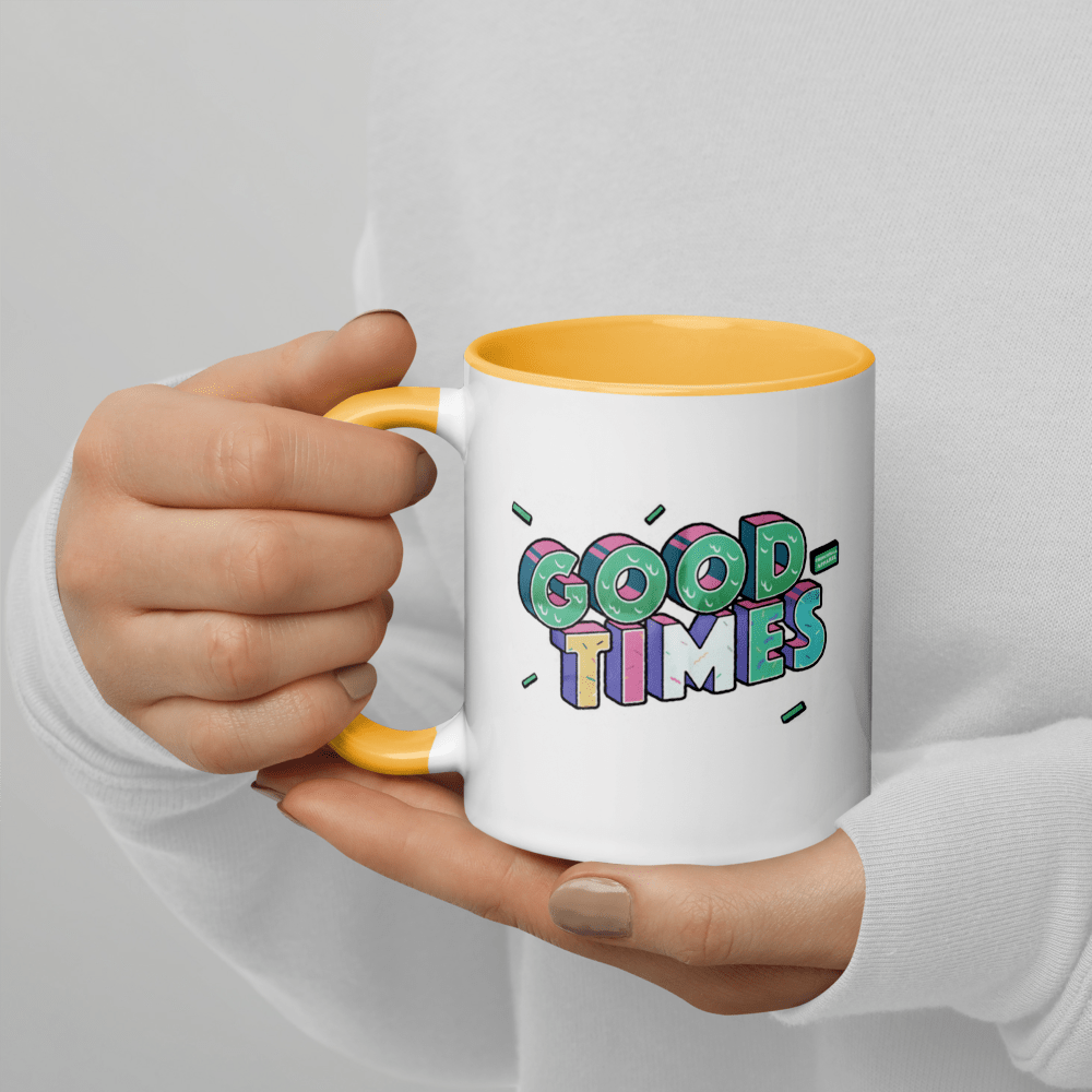 Good Times White Glossy Mug - Chinchilla Choons