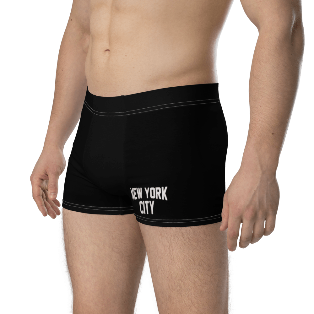 New York City Boxer Briefs (Black) - Chinchilla Choons