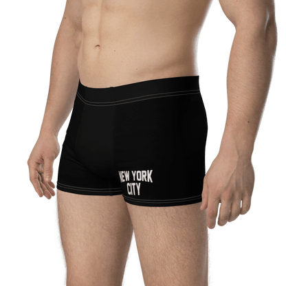 New York City Boxer Briefs (Black) - Chinchilla Choons
