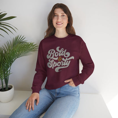 Bold & Sporty Women's Crewneck Sweatshirt - Chinchilla Choons
