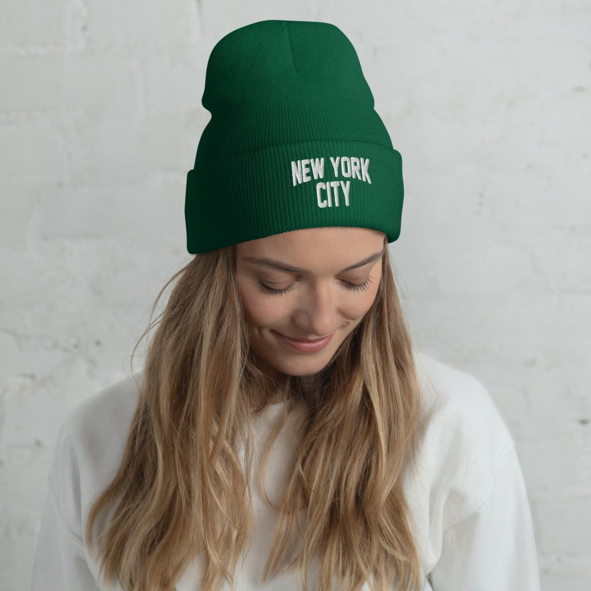 New York City Unisex Cuffed Beanie - Chinchilla Choons