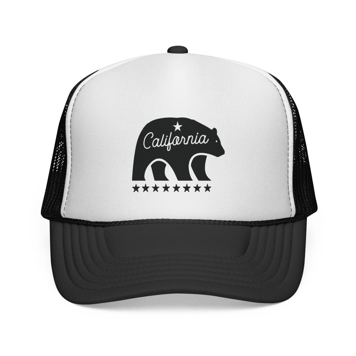 California Mascot Trucker Cap — Vintage State Pride Mesh Hat - Chinchilla Choons