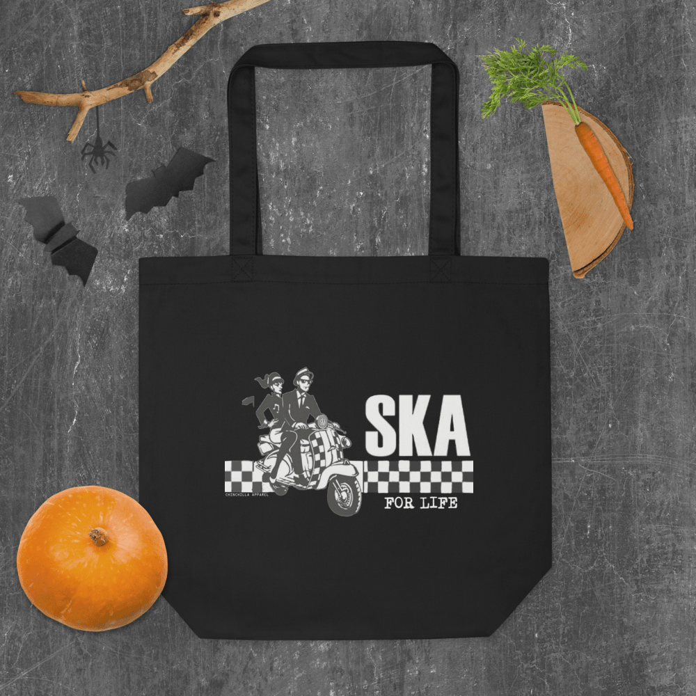 Ska For Life Eco Tote Bag - Chinchilla Choons