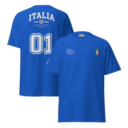 Italia Football Unisex Classic Tee - Chinchilla Choons