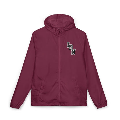 London Varsity Windbreaker Jacket — Lightweight Full-Zip Hooded Jacket - Chinchilla Choons