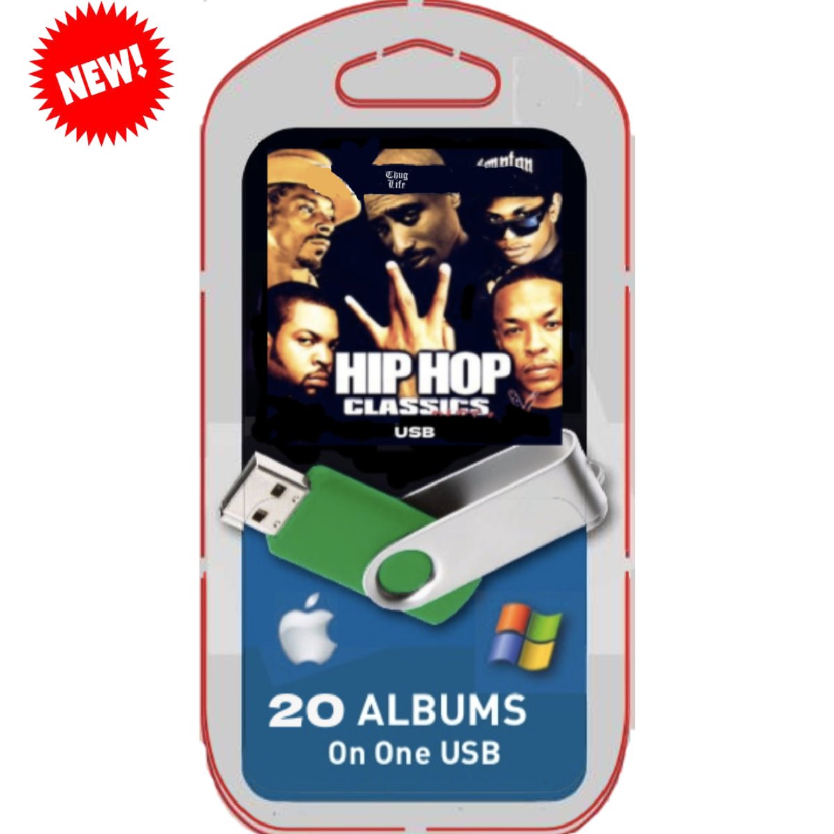 Classic Hip Hop USB - Chinchilla Choons
