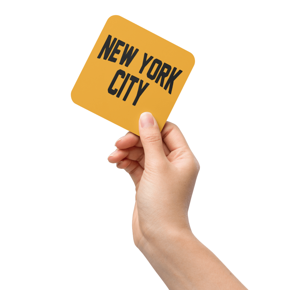 New York City Cork-back Coaster - Chinchilla Choons
