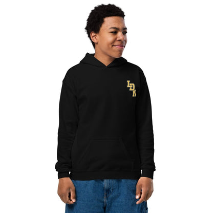 London (LDN) Varsity Youth heavy Blend Hoodie - Chinchilla Choons
