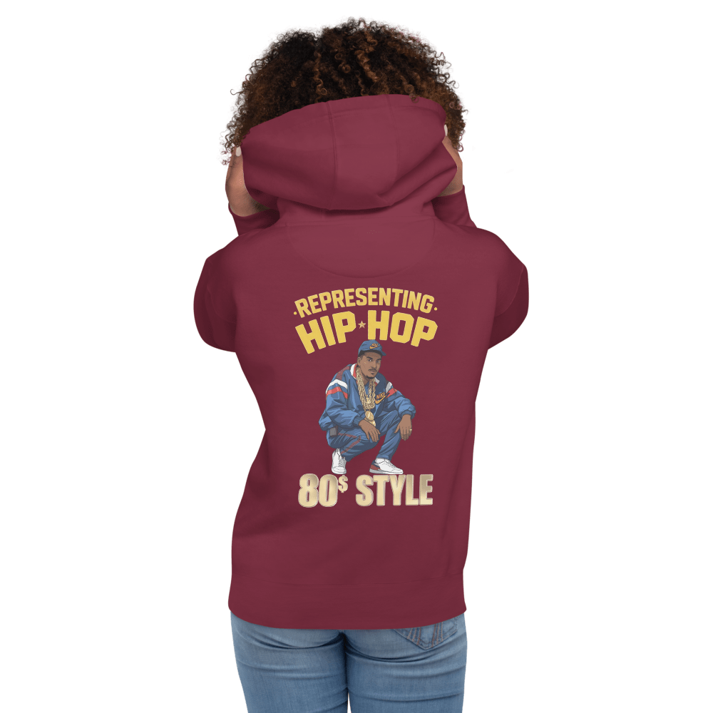 Representing Hip Hop Unisex Hoodie - Chinchilla Choons