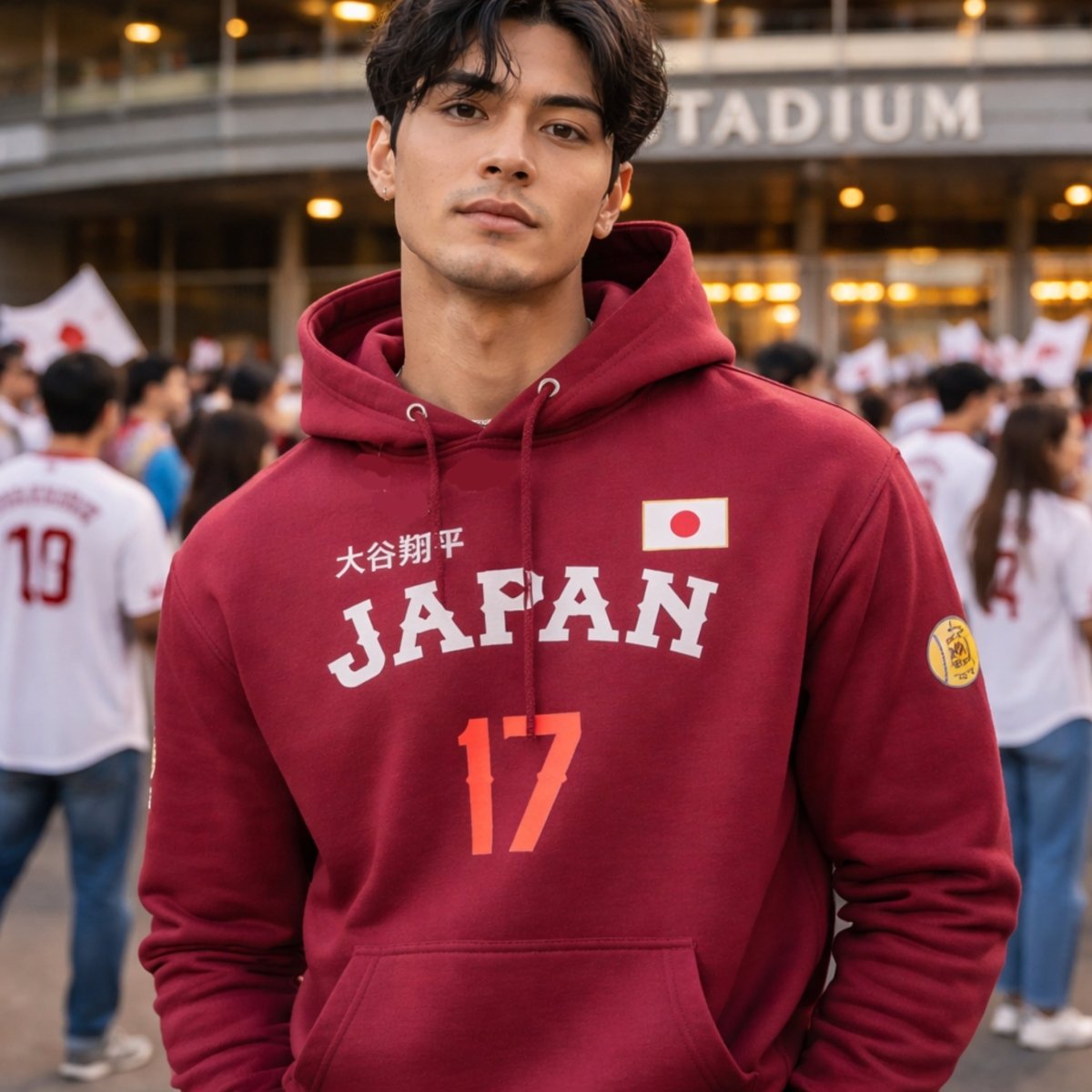 Japan Baseball Unisex Hoodie - Chinchilla Choons