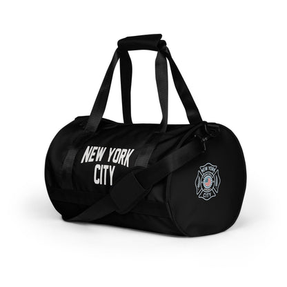 New York City Duffle Gym Bag (Black) - Chinchilla Choons