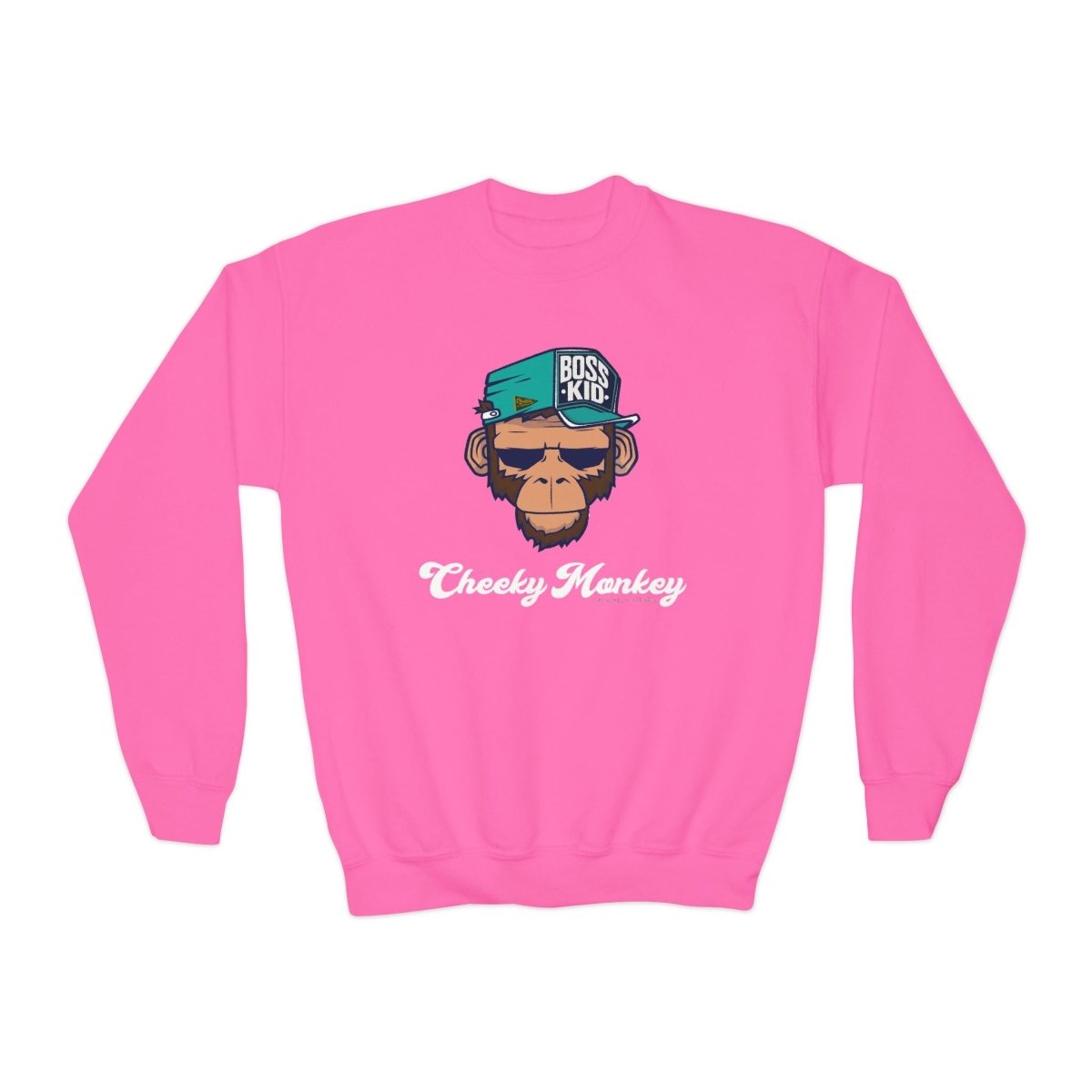 Cheeky Monkey Kids Unisex Sweatshirt - Chinchilla Choons
