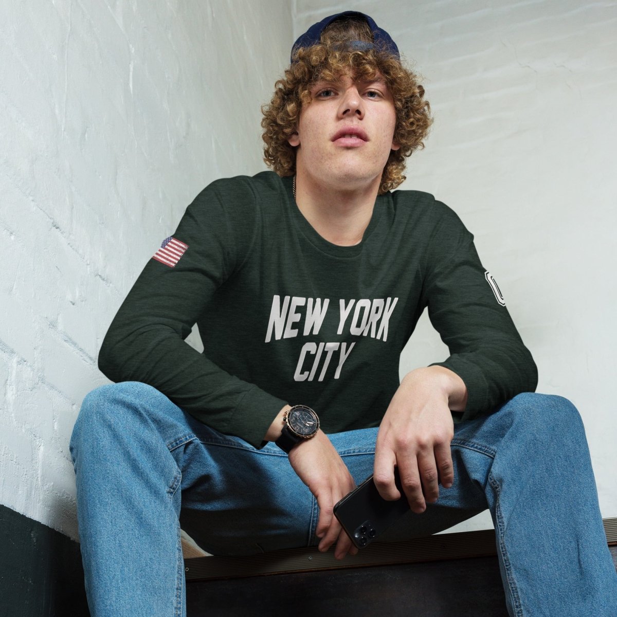 New York City Unisex Long Sleeve Tee - Chinchilla Choons