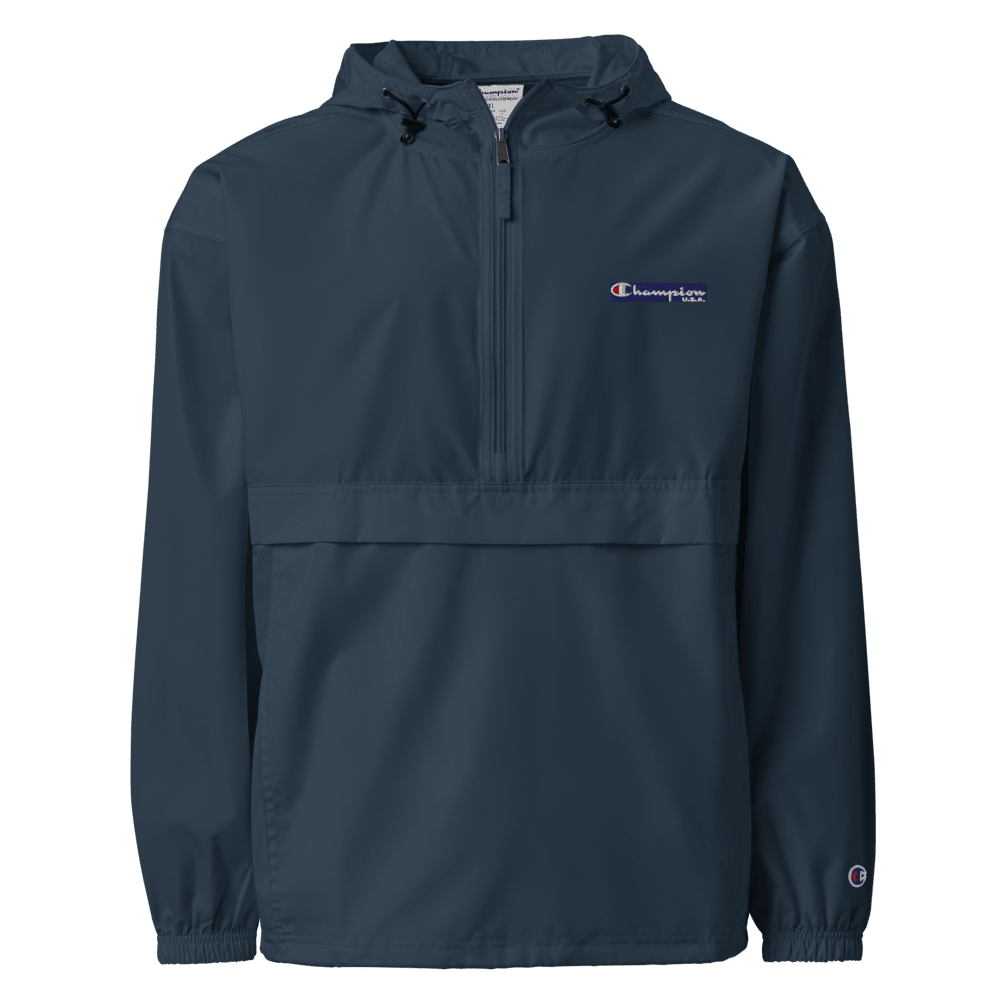 Champion Unisex Packable Anorak Jacket - Chinchilla Choons