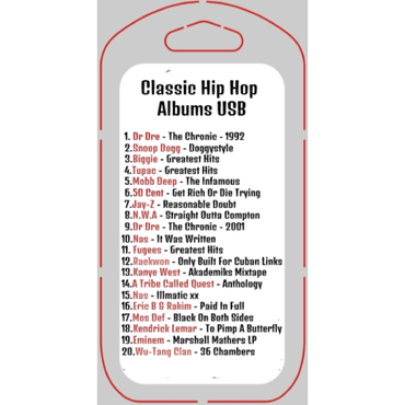 Classic Hip Hop USB - Chinchilla Choons