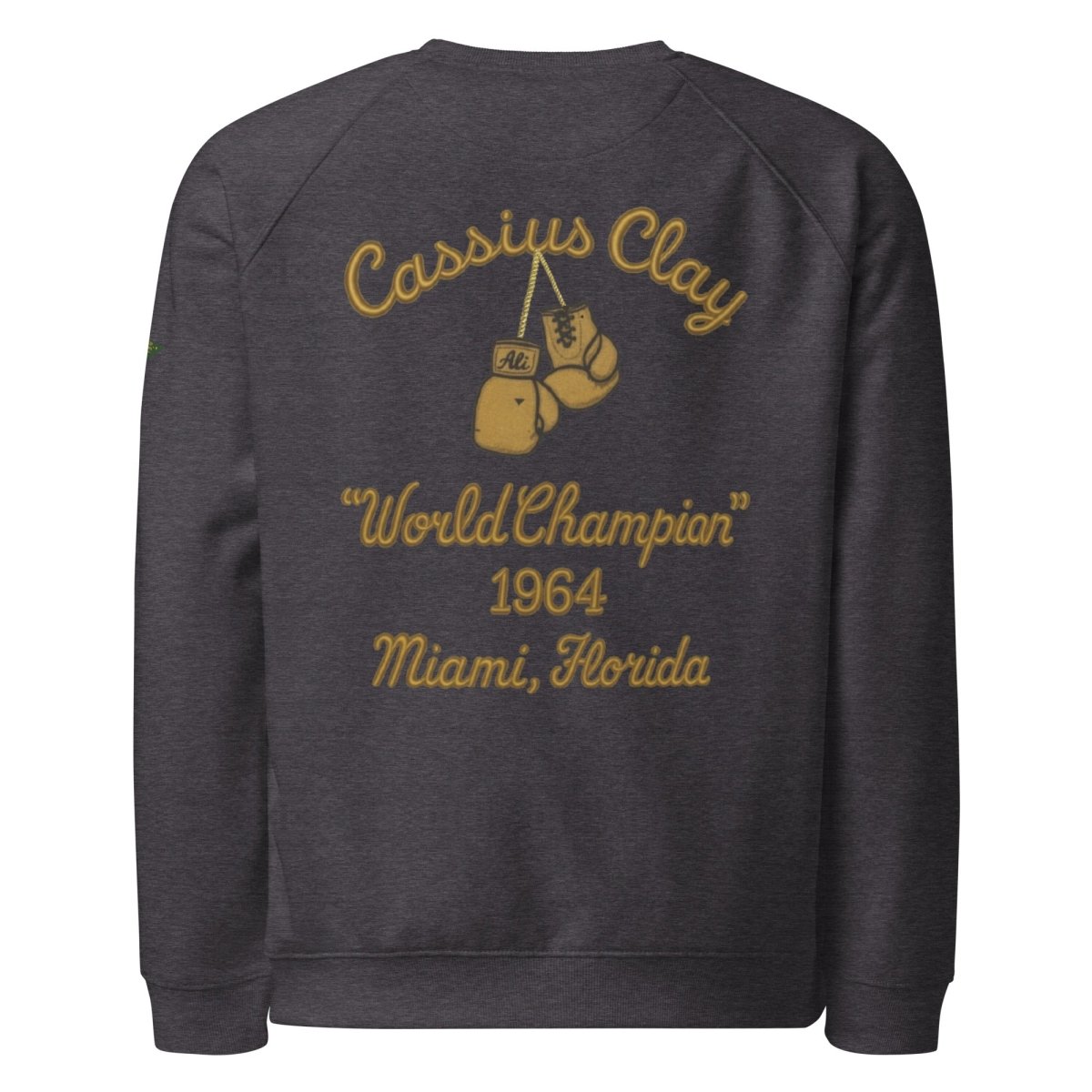 Cassius Clay Unisex Organic Sweatshirt - Chinchilla Choons