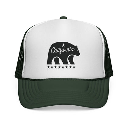 California Mascot Trucker Cap — Vintage State Pride Mesh Hat - Chinchilla Choons