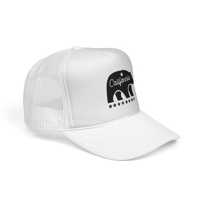 California Mascot Trucker Cap — Vintage State Pride Mesh Hat - Chinchilla Choons