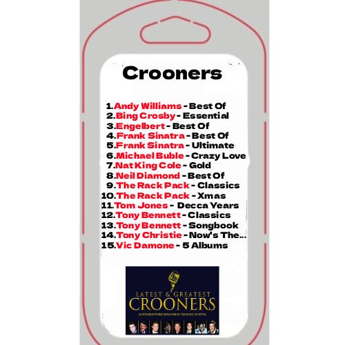 The Crooners USB | 10 Classic Albums from Sinatra & Martin - Chinchilla Choons