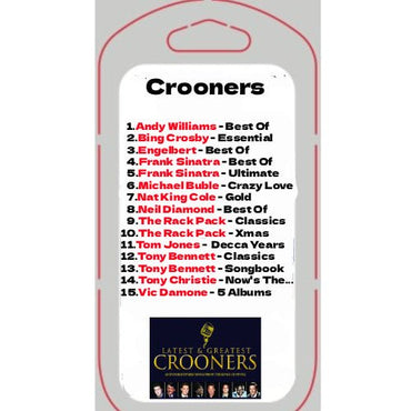 The Crooners USB | 10 Classic Albums from Sinatra & Martin - Chinchilla Choons