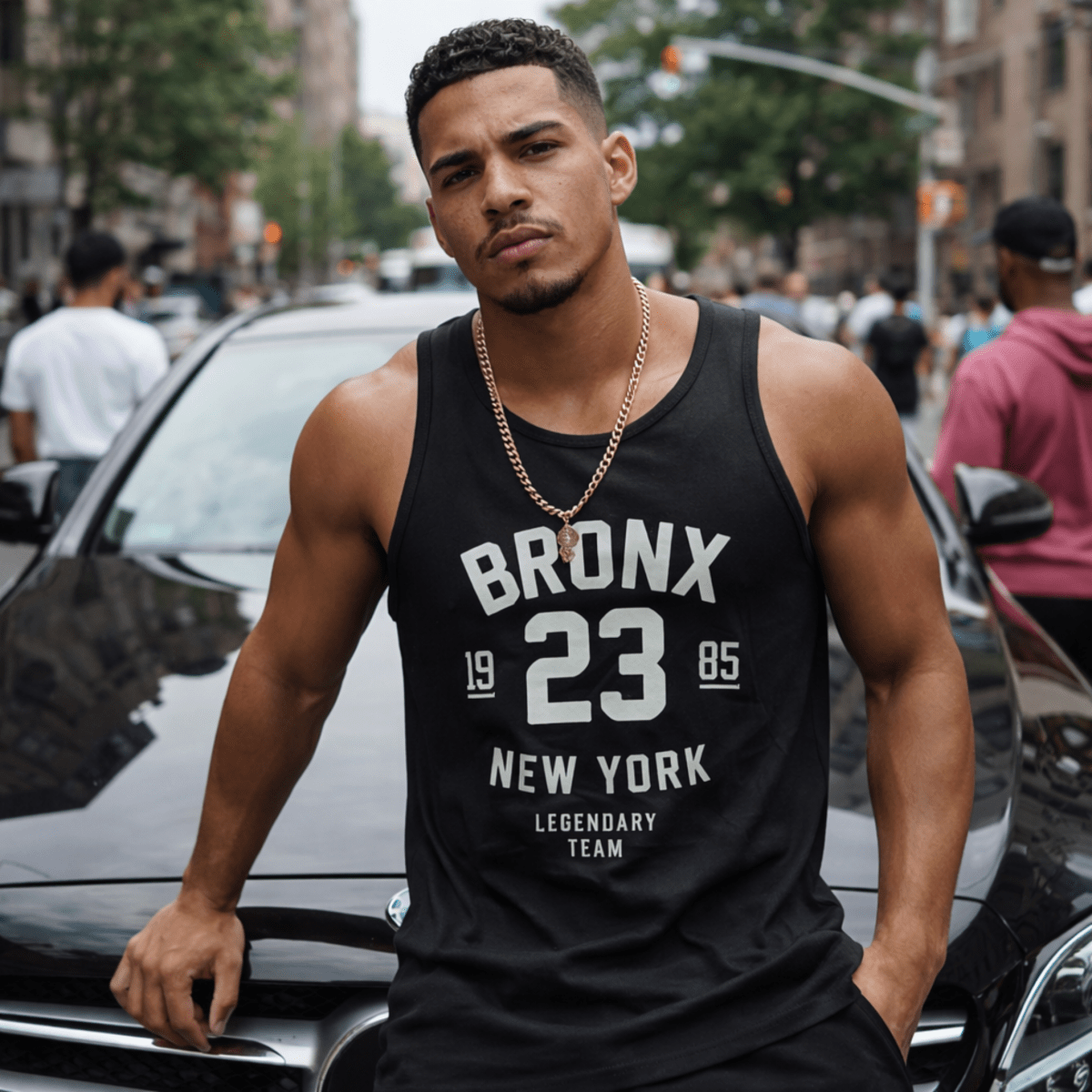 The Bronx NY Unisex Tank Top - Chinchilla Choons