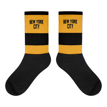 New York City Unisex Socks (Black / Gold) - Chinchilla Choons