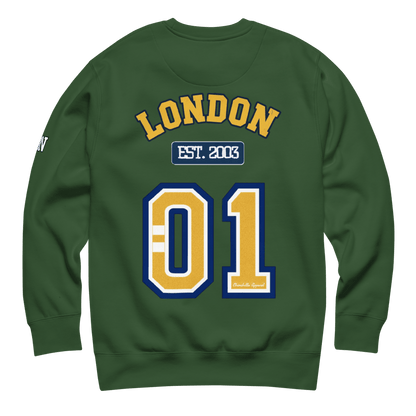 London Varsity Unisex Premium Sweatshirt - Chinchilla Choons