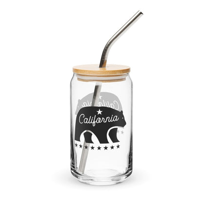 California Mascot Can - Shaped Glass - Chinchilla Choons